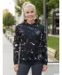 Prémium funkcionális női pulóver ALTISPORT VOJ/ALW034MI01 FEKETE