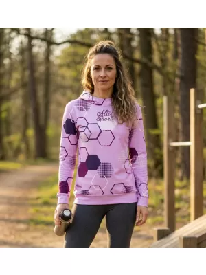 Prémium funkcionális női pulóver ALTISPORT VOJ/ALW037MI01 HALVÁNYLILA