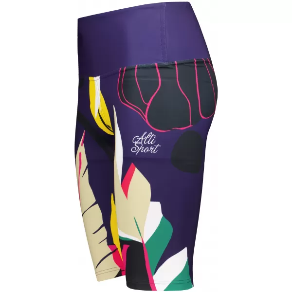  Női prémium funkcionális leggings térd felett ALTISPORT VOJ/ALW042LEG02 SÖTÉTKÉK 