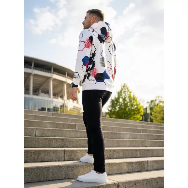  Férfi prémium funkcionális pulóver ALTISPORT VOJ/ALM036MI01 HEXA WHITE 