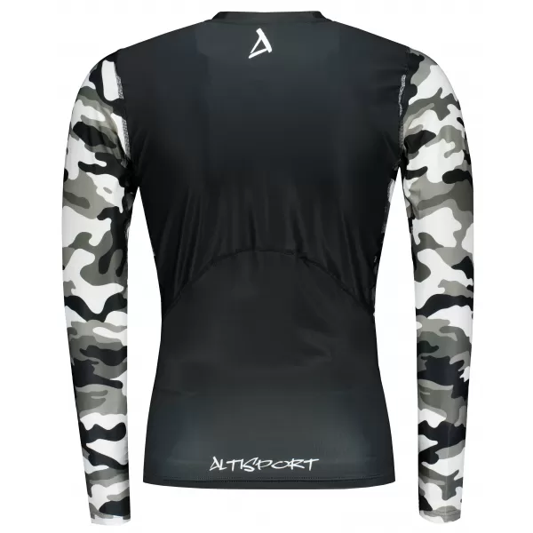  Férfi funkcionális tömörítés T -piró prémium ALTISPORT VOJ/ALM038TR03 FEKETE -FEHÉR 