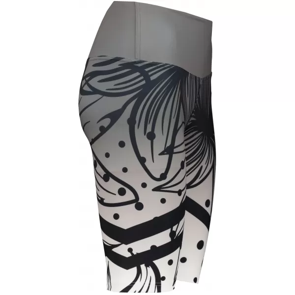  Női prémium funkcionális leggings térd felett ALTISPORT VOJ/ALW045LEG02 FEKETE ÉS FEHÉR 