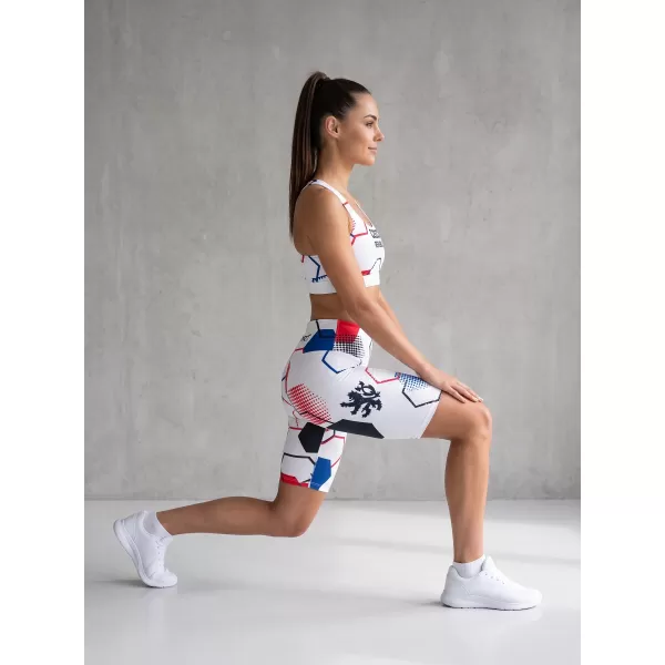  Női prémium funkcionális leggings térd felett ALTISPORT VOJ/ALW036LEG02 HEXA FEHÉR 