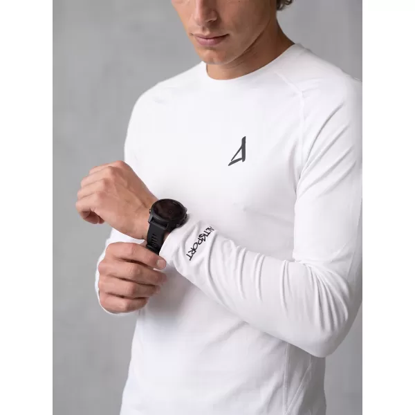  Férfi prémium funkcionális kompressziós póló ALTISPORT VOJ/ALM000TR03 FEHÉR 