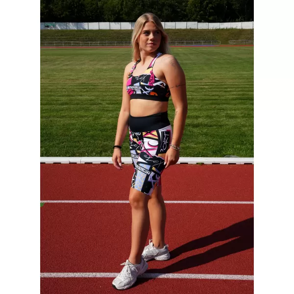  Női prémium sportmelltartó ALTISPORT VOJ/ALW041POD01 FEKETE 