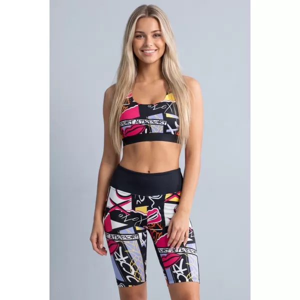  Női prémium funkcionális leggings térd felett ALTISPORT VOJ/ALW041LEG02 FEKETE 