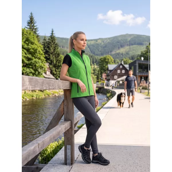  Női softshell mellény ALTISPORT NoPrint NP/ALW7211NJ ZÖLD/TENGERSZÍN 