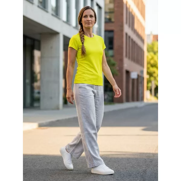  Funkcionális női póló ALTISPORT NoPrint NP/ALW041 NEON SÁRGA 