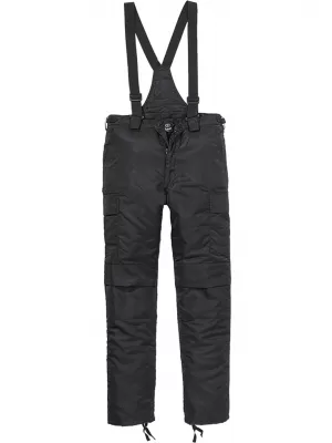Nadrág BRANDIT THERMAL DUNGAREES BD1012 FEKETE