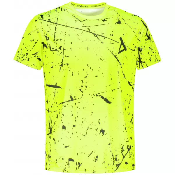  Férfi funkcionális prémium póló ALTISPORT VOJ/ALM034TR01 NEON SÁRGA 