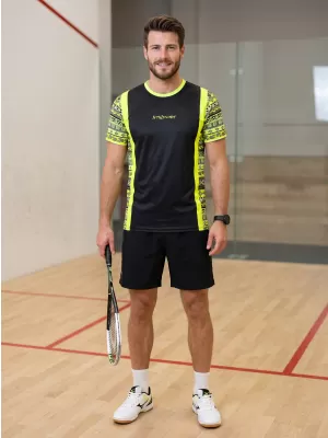 Férfi funkcionális prémium póló ALTISPORT VOJ/ALM043TR01 NEON SÁRGA