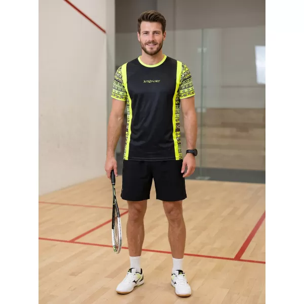  Férfi funkcionális prémium póló ALTISPORT VOJ/ALM043TR01 NEON SÁRGA 