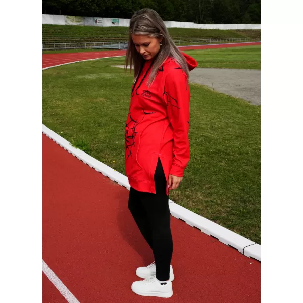  Prémium funkcionális női pulóver ALTISPORT VOJ/ALW035MI03 PIROS 