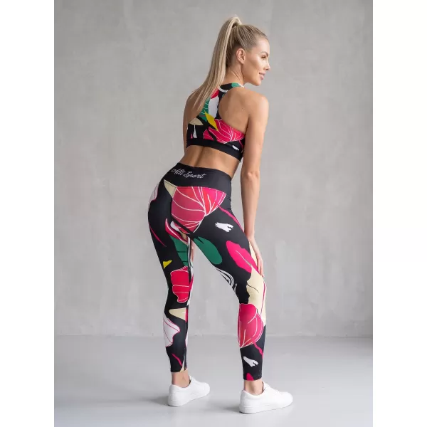 Női hosszú, prémium funkcionális leggings ALTISPORT VOJ/ALW042LEG01 FEKETE 