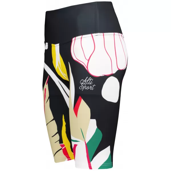  Női prémium funkcionális leggings térd felett ALTISPORT VOJ/ALW042LEG02 FEKETE 