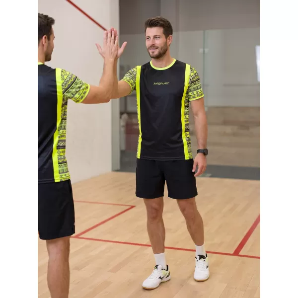  Férfi funkcionális prémium póló ALTISPORT VOJ/ALM043TR01 NEON SÁRGA 