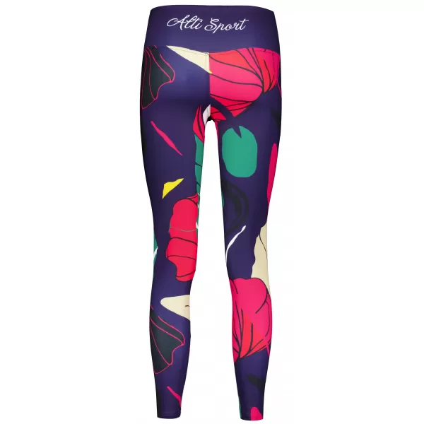  Női hosszú, prémium funkcionális leggings ALTISPORT VOJ/ALW042LEG01 SÖTÉTKÉK 