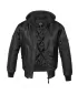 Kabát BRANDIT HOODED MA BD3150 FEKETE