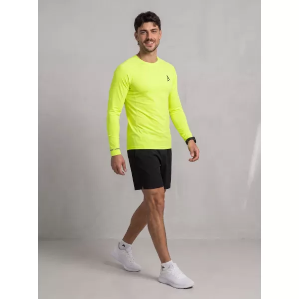  Férfi prémium funkcionális kompressziós póló ALTISPORT VOJ/ALM000TR03 NEON SÁRGA 