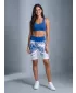 Női prémium funkcionális leggings térd felett ALTISPORT VOJ/ALW045LEG02 SÖTÉTKÉK/FEHÉR