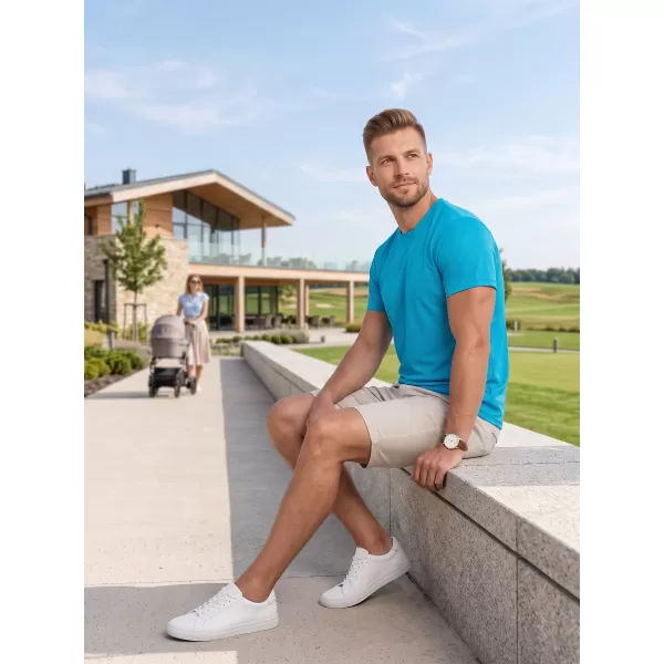  Férfi funkcionális póló ALTISPORT NoPrint NP/ALM421 TÜRKIZ 