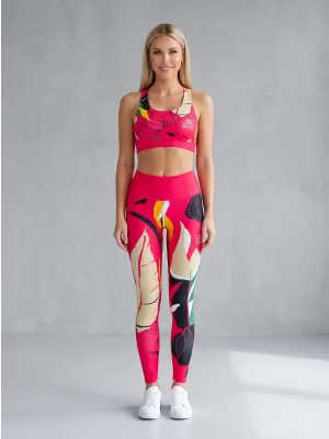 Női prémium sportmelltartó ALTISPORT VOJ/ALW042POD01 RÓZSASZÍN