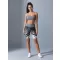 Női prémium funkcionális leggings térd felett ALTISPORT VOJ/ALW045LEG02 FEKETE ÉS FEHÉR