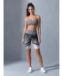 Női prémium funkcionális leggings térd felett ALTISPORT VOJ/ALW045LEG02 FEKETE ÉS FEHÉR