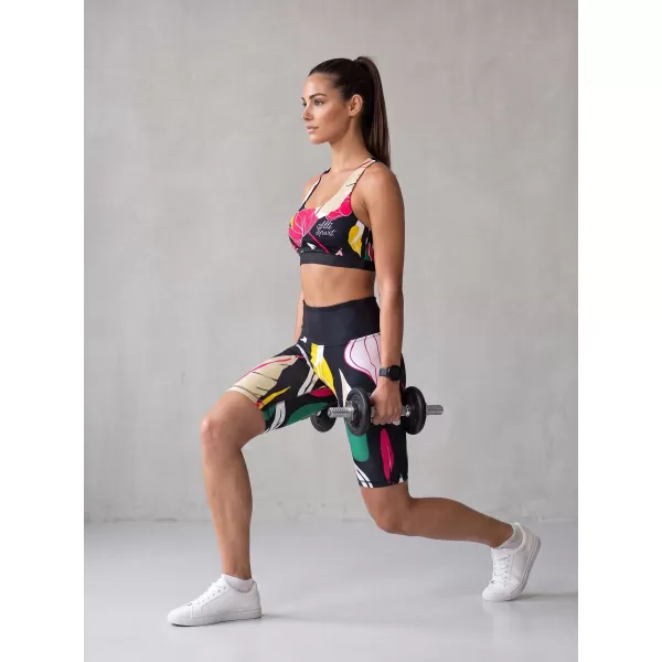  Női prémium funkcionális leggings térd felett ALTISPORT VOJ/ALW042LEG02 FEKETE 