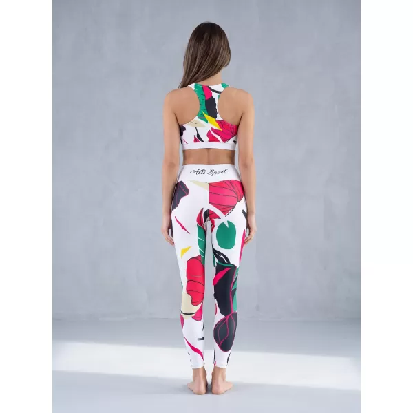  Női hosszú, prémium funkcionális leggings ALTISPORT VOJ/ALW042LEG01 FEHÉR 