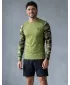 Férfi funkcionális tömörítés T -piró prémium ALTISPORT VOJ/ALM038TR03 ZÖLD/KHAKI