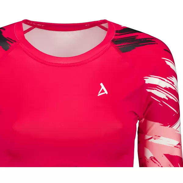  Női prémium, hosszú ujjú funkcionális crop felső ALTISPORT VOJ/ALW039TR04 VIVA MAGENTA 