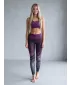 Női hosszú, prémium funkcionális leggings ALTISPORT VOJ/ALW045LEG01 LILA/FEKETE