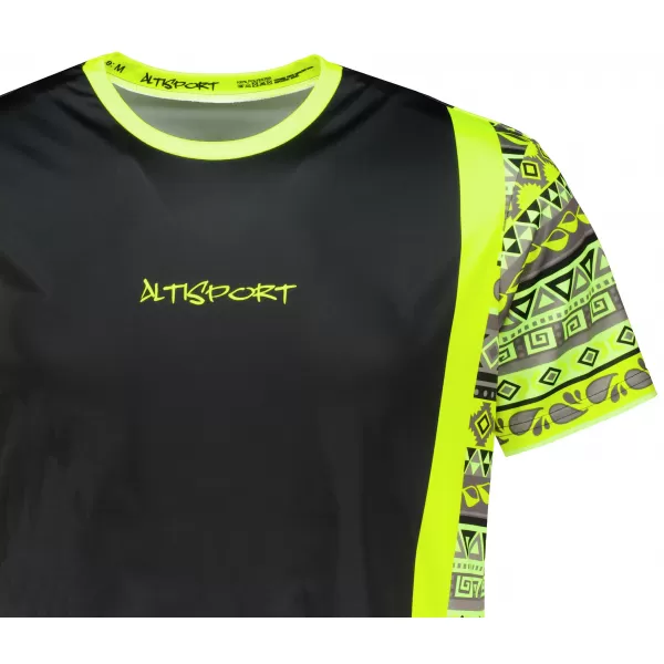  Férfi funkcionális prémium póló ALTISPORT VOJ/ALM043TR01 NEON SÁRGA 