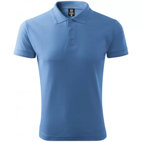  Férfi póló gallérral ALTISPORT NoPrint NP/ALM302 ÉGSZÍNKÉK 