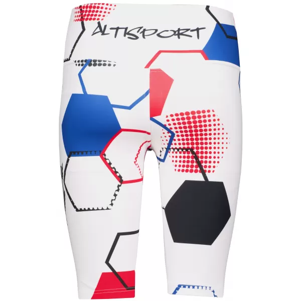  Női prémium funkcionális leggings térd felett ALTISPORT VOJ/ALW036LEG02 HEXA FEHÉR 