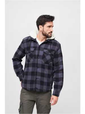 Kabát BRANDIT LUMBER BD3172 FEKETE/SZÜRKE