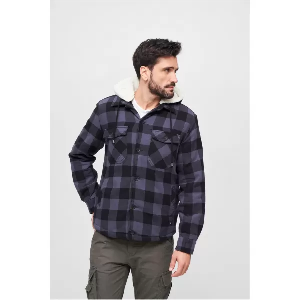  Kabát BRANDIT LUMBER BD3172 FEKETE/SZÜRKE 