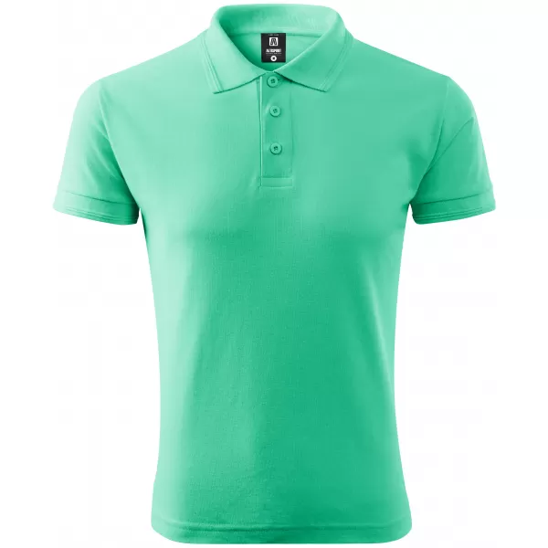  Férfi póló gallérral ALTISPORT NoPrint NP/ALM302 MENTA 