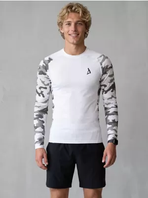 Férfi funkcionális tömörítés T -piró prémium ALTISPORT VOJ/ALM038TR03 FEHÉR