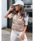 Mellény DSTREET OSHE TY3703 KARAMELLA