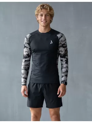 Férfi funkcionális tömörítés T -piró prémium ALTISPORT VOJ/ALM038TR03 SZÜRKE
