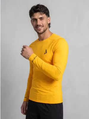Férfi prémium funkcionális kompressziós póló ALTISPORT VOJ/ALM000TR03 NARANCS