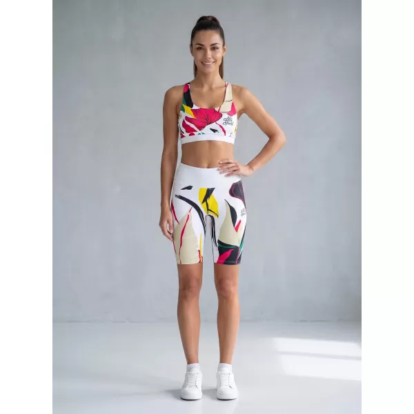  Női prémium funkcionális leggings térd felett ALTISPORT VOJ/ALW042LEG02 FEHÉR 