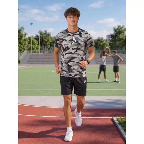  Férfi funkcionális prémium póló ALTISPORT VOJ/ALM038TR01 SZÜRKE 