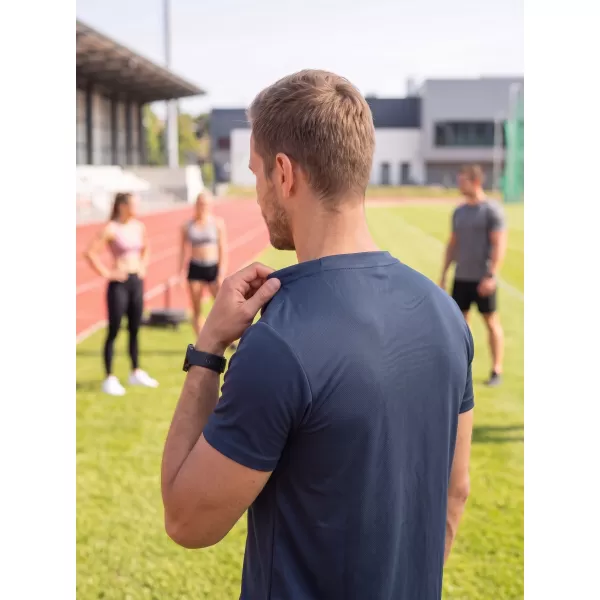  Férfi funkcionális póló ALTISPORT NoPrint NP/ALM421 SÖTÉTKÉK 