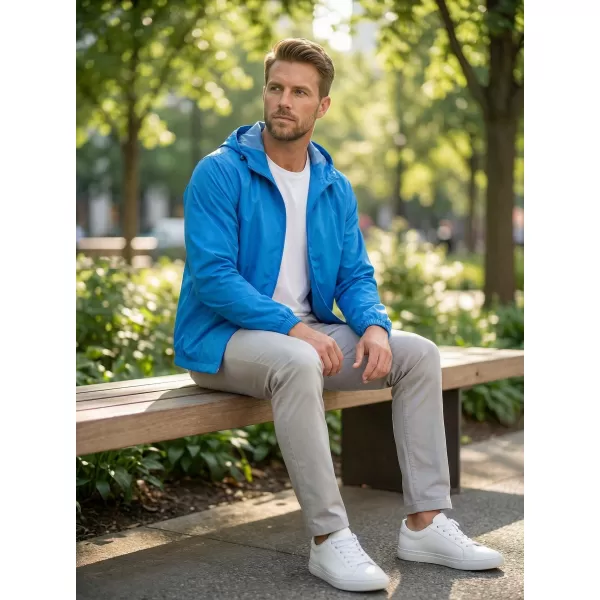  Férfi dzseki ALTISPORT NoPrint NP/ALM2311NJ ÉLÉNK KÉK 