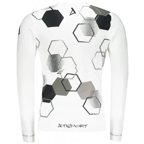  Férfi prémium funkcionális kompressziós póló ALTISPORT VOJ/ALM037TR03 FEHÉR 