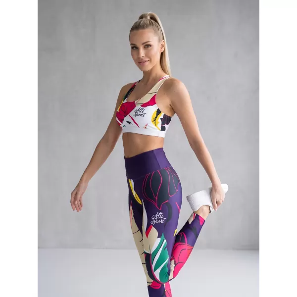  Női hosszú, prémium funkcionális leggings ALTISPORT VOJ/ALW042LEG01 SÖTÉTKÉK 