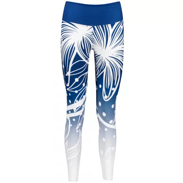 Női hosszú, prémium funkcionális leggings ALTISPORT VOJ/ALW045LEG01 SÖTÉTKÉK/FEHÉR 